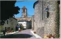 Chauvigny, Eglise Saint-Pierre et chateau d'Harcourt